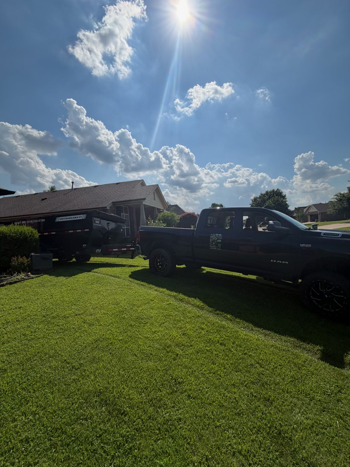 Trailer packed and ready